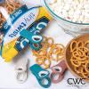 COOK WITH COLOR Bag Clips with Magnet- Food Clips, Chip Clips, Bag Clips for Food Storage with Airtight Seal Grip for Bread Bags, Snack Bags and Food Bags (White, Pack of 10)(Teal and Mauve)