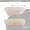 COOK WITH COLOR Collapsible Batter Bowl – Mess Free Breading Shaker Container – Great for Fried Fish, Fried Chicken, Onion Rings, Wings & More, Cream(Cream)