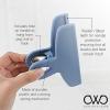 COOK WITH COLOR Bag Clips – Heavy Duty Chip Clip and Refrigerator Magnet Clips for Food Storage with Air Tight Seal Grip, Mint, Pack of 4 Large Clips(Denim)