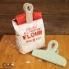 COOK WITH COLOR Bag Clips – Heavy Duty Chip Clip and Refrigerator Magnet Clips for Food Storage with Air Tight Seal Grip, Mint, Pack of 4 Large Clips(Mint and Grey)