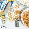 COOK WITH COLOR Bag Clips – Heavy Duty Chip Clip and Refrigerator Magnet Clips for Food Storage with Air Tight Seal Grip, Mint, Pack of 4 Large Clips(Sage)