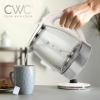 COOK WITH COLOR Electric Kettle – Rapid Boil, Sleek Design, and Safety Features – Great for Quick and Easy, Sage, 1.8 Liters(Cream)