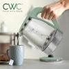 COOK WITH COLOR Electric Kettle – Rapid Boil, Sleek Design, and Safety Features – Great for Quick and Easy, Sage, 1.8 Liters(Green)