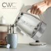 COOK WITH COLOR Electric Kettle – Rapid Boil, Sleek Design, and Safety Features – Great for Quick and Easy, Sage, 1.8 Liters(Sand)