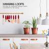 COOK WITH COLOR Kitchen Gadget Set Copper Plated Stainless Steel Utensils with Soft Touch Handles, Marble White, 7 Pieces(Copper Red)