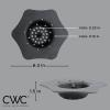 COOK WITH COLOR Kitchen Sink Strainer, Silicone, Flexible Sink Strainer, Sink Drain Strainer, Black/Charcoal(Black/Charcoal)