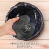 COOK WITH COLOR Kitchen Sink Strainer, Silicone, Flexible Sink Strainer, Sink Drain Strainer, Black/Charcoal(Black/Charcoal)
