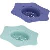 COOK WITH COLOR Kitchen Sink Strainer, Silicone, Flexible Sink Strainer, Sink Drain Strainer, Black/Charcoal(Blue/ Teal)