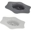 COOK WITH COLOR Kitchen Sink Strainer, Silicone, Flexible Sink Strainer, Sink Drain Strainer, Black/Charcoal(Charcoal / Gray)