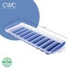 COOK WITH COLOR 2 Pack Ice Cube Tray for Water Bottles – Easy Release, Durable and Flexible Silicone Ice Stick Tray for Bottles, Sports Drinks and Soda – 20 Stick Capacity (Blue)