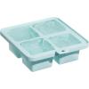 COOK WITH COLOR Silicone Ice Cube Trays – Large Ice Cube Maker Mold – Big Ice Cubes with Lid for Whiskey, Cocktails & Bourbon, for Baby Food and Leftovers (Teal)