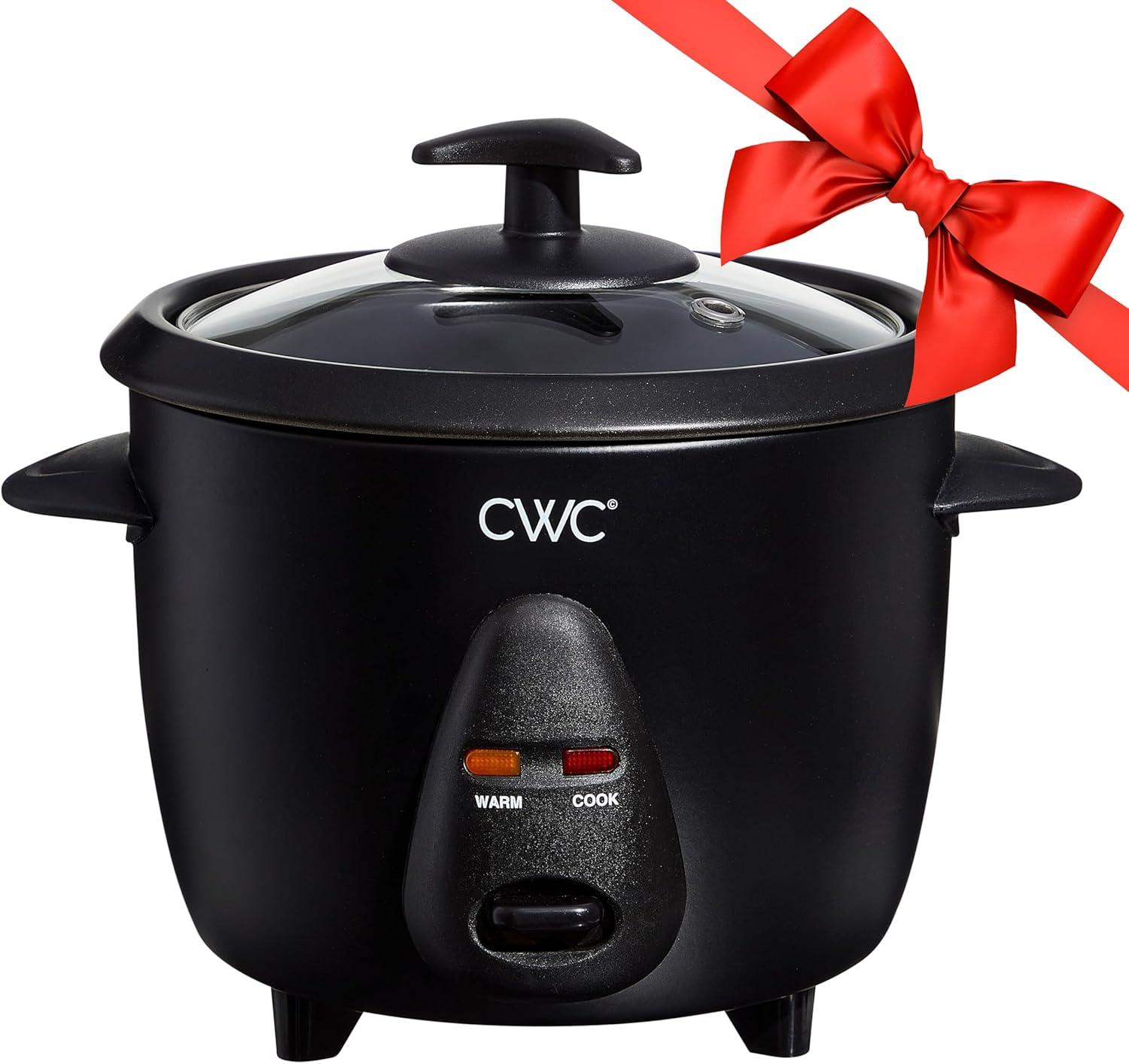 imageCOOK WITH COLOR 6 Cup Rice Cooker 300W Effortless Cooking and Greatly Cooks 3 Cups of Raw Rice for 6 Cups of Cooked Rice SageBlack
