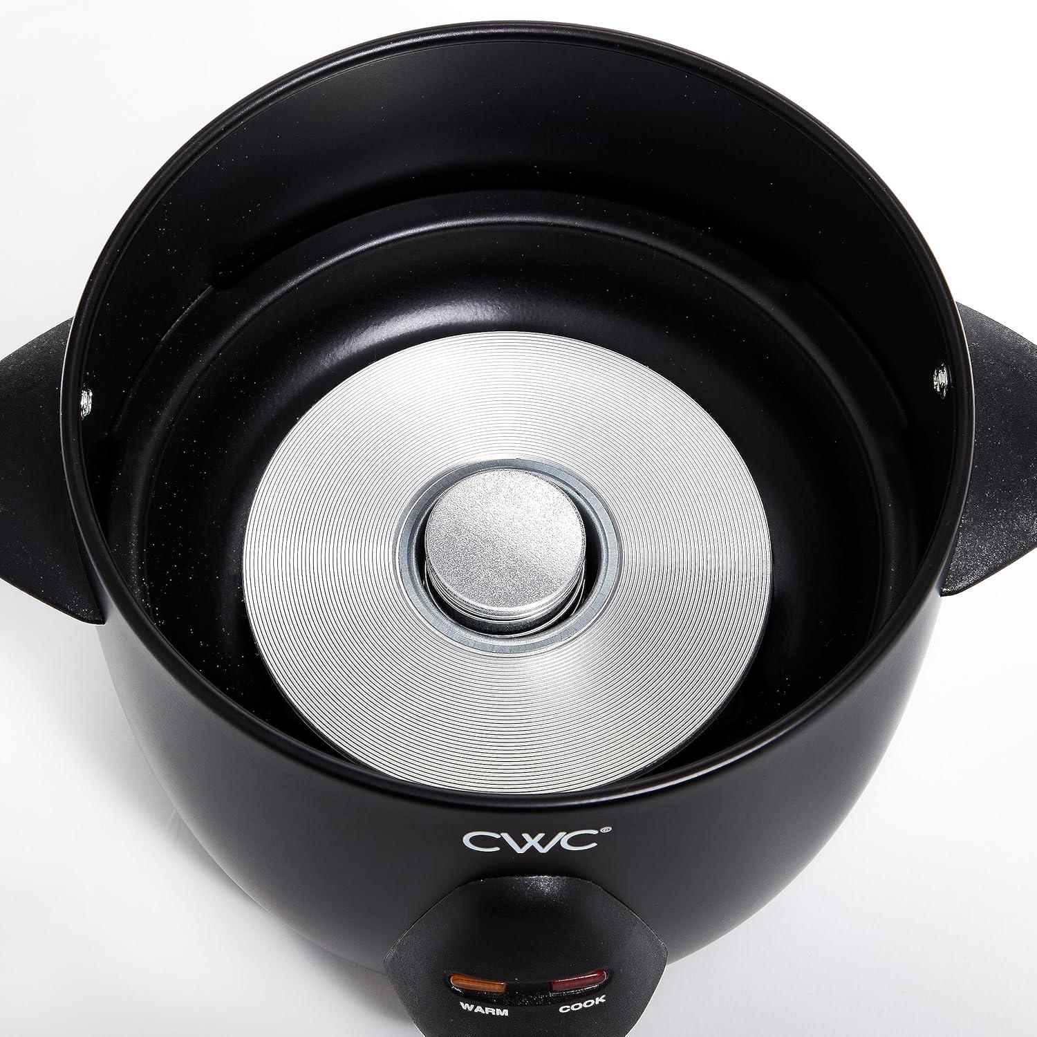 imageCOOK WITH COLOR 6 Cup Rice Cooker 300W Effortless Cooking and Greatly Cooks 3 Cups of Raw Rice for 6 Cups of Cooked Rice SageBlack