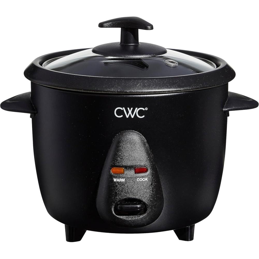 imageCOOK WITH COLOR 6 Cup Rice Cooker 300W Effortless Cooking and Greatly Cooks 3 Cups of Raw Rice for 6 Cups of Cooked Rice SageBlack