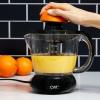 COOK WITH COLOR Citrus Juicer: Effortlessly Squeeze Fresh Juice with 1-Touch Dual Direction Pulse Operation – 25 Watt, 4 Cup, Black