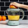 COOK WITH COLOR Citrus Juicer: Effortlessly Squeeze Fresh Juice with 1-Touch Dual Direction Pulse Operation – 25 Watt, 4 Cup, Green