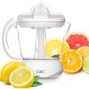 COOK WITH COLOR Citrus Juicer: Effortlessly Squeeze Fresh Juice with 1-Touch Dual Direction Pulse Operation – 25 Watt, 4 Cup, Cream