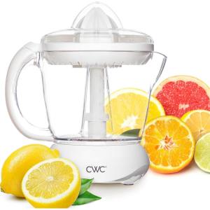 COOK WITH COLOR Citrus Juicer: Effortlessly Squeeze Fresh Juice with 1-Touch Dual Direction Pulse Operation – 25 Watt, 4 Cup, Cream
