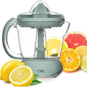 COOK WITH COLOR Citrus Juicer: Effortlessly Squeeze Fresh Juice with 1-Touch Dual Direction Pulse Operation – 25 Watt, 4 Cup, Green