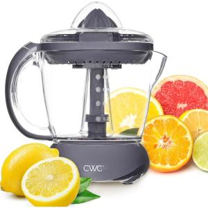 COOK WITH COLOR Citrus Juicer: Effortlessly Squeeze Fresh Juice with 1-Touch Dual Direction Pulse Operation – 25 Watt, 4 Cup, Grey