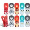 COOK WITH COLOR Cute Magnetic Bag Clips – Kitchen and Food Bag Clips for Airtight Seal for Food Storage, Animal Pals(Animal Pals)