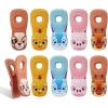COOK WITH COLOR Cute Magnetic Bag Clips – Kitchen and Food Bag Clips for Airtight Seal for Food Storage, Animal Pals(Forest Animal Pals)