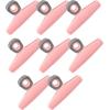 COOK WITH COLOR Bag Clips – Wide Heavy Duty, Large for Food Storage with Air Tight Seal Grip, Pack of 8, White(Pink)