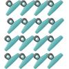 COOK WITH COLOR Bag Clips – Wide Heavy Duty, Large for Food Storage with Air Tight Seal Grip, Pack of 8, White(Teal)