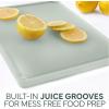 COOK WITH COLOR Extra Large Cutting Board Set, Jumbo-Sized Boards with Rubber Border for Enhanced Cooking Experience, 3-Piece, Grey(Dark Sage Solid)